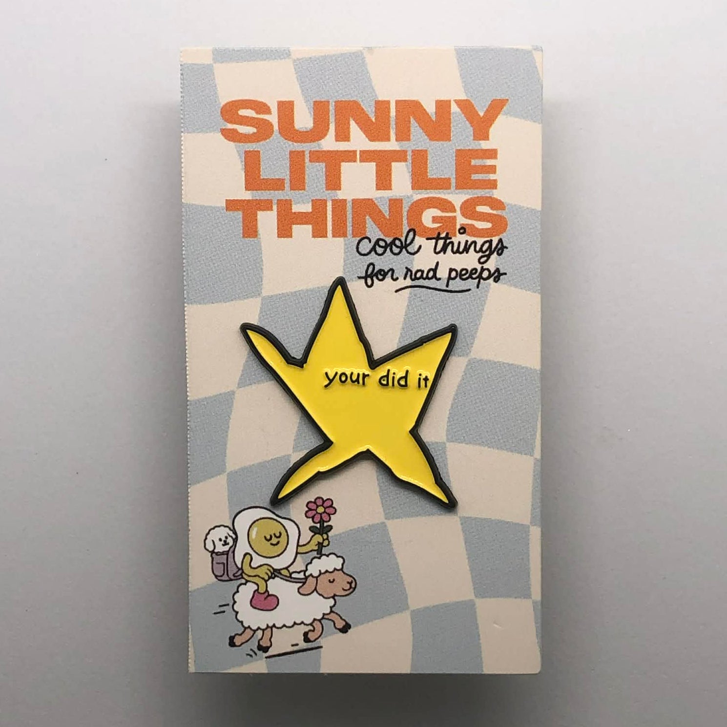 “Your Did It” Tired Star Pin