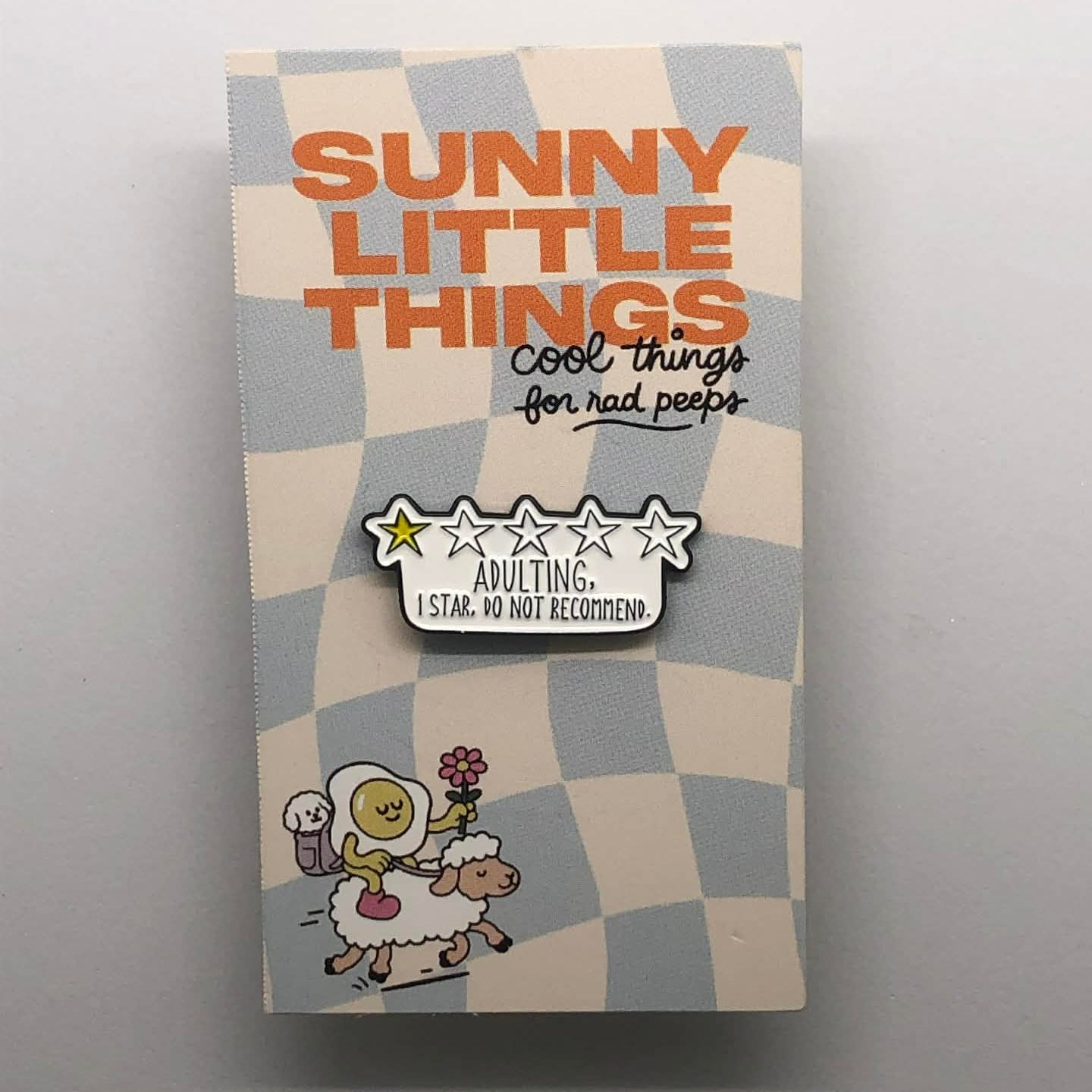 Adulting. 1 Star. Do Not Recommend Pin