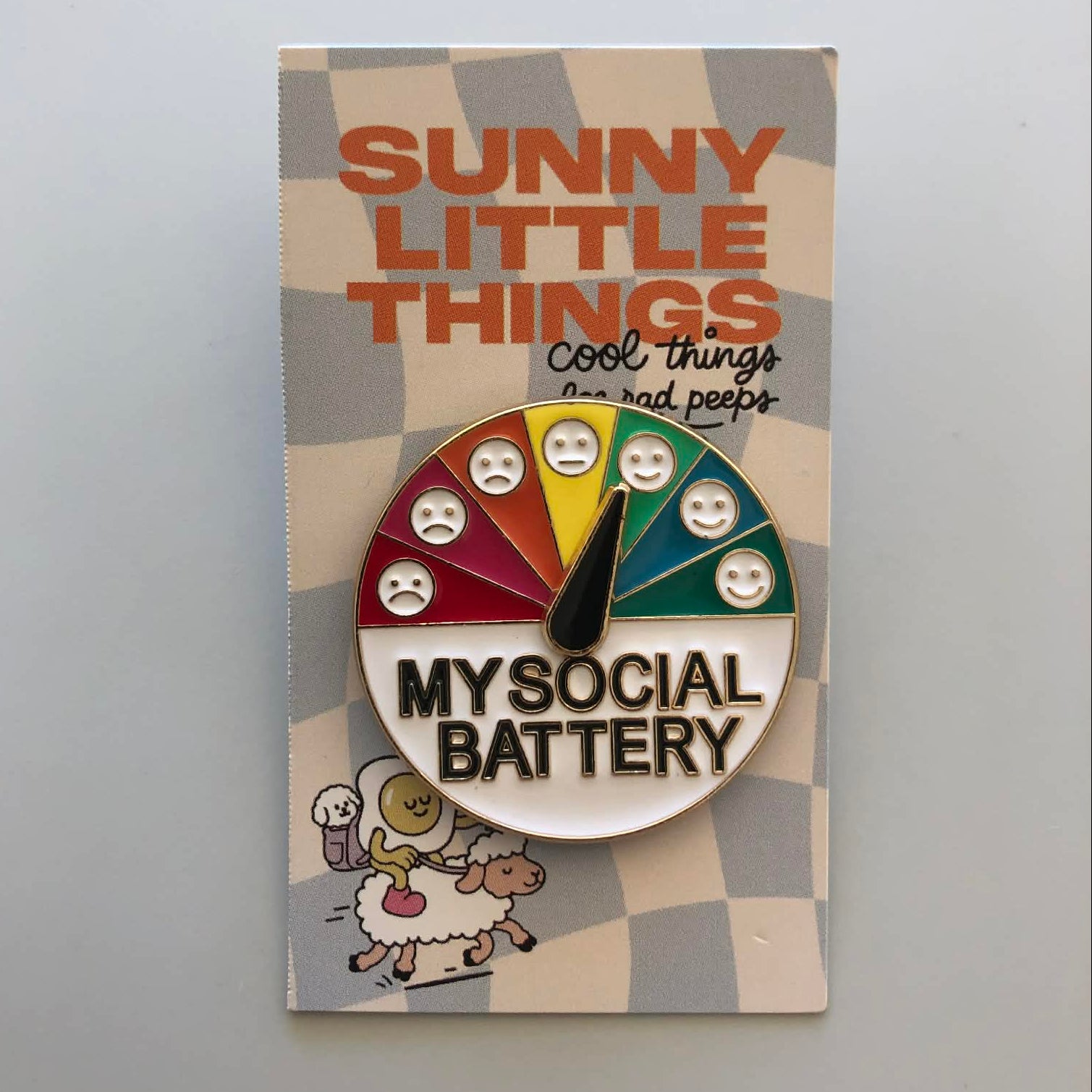 My Social Battery Pin