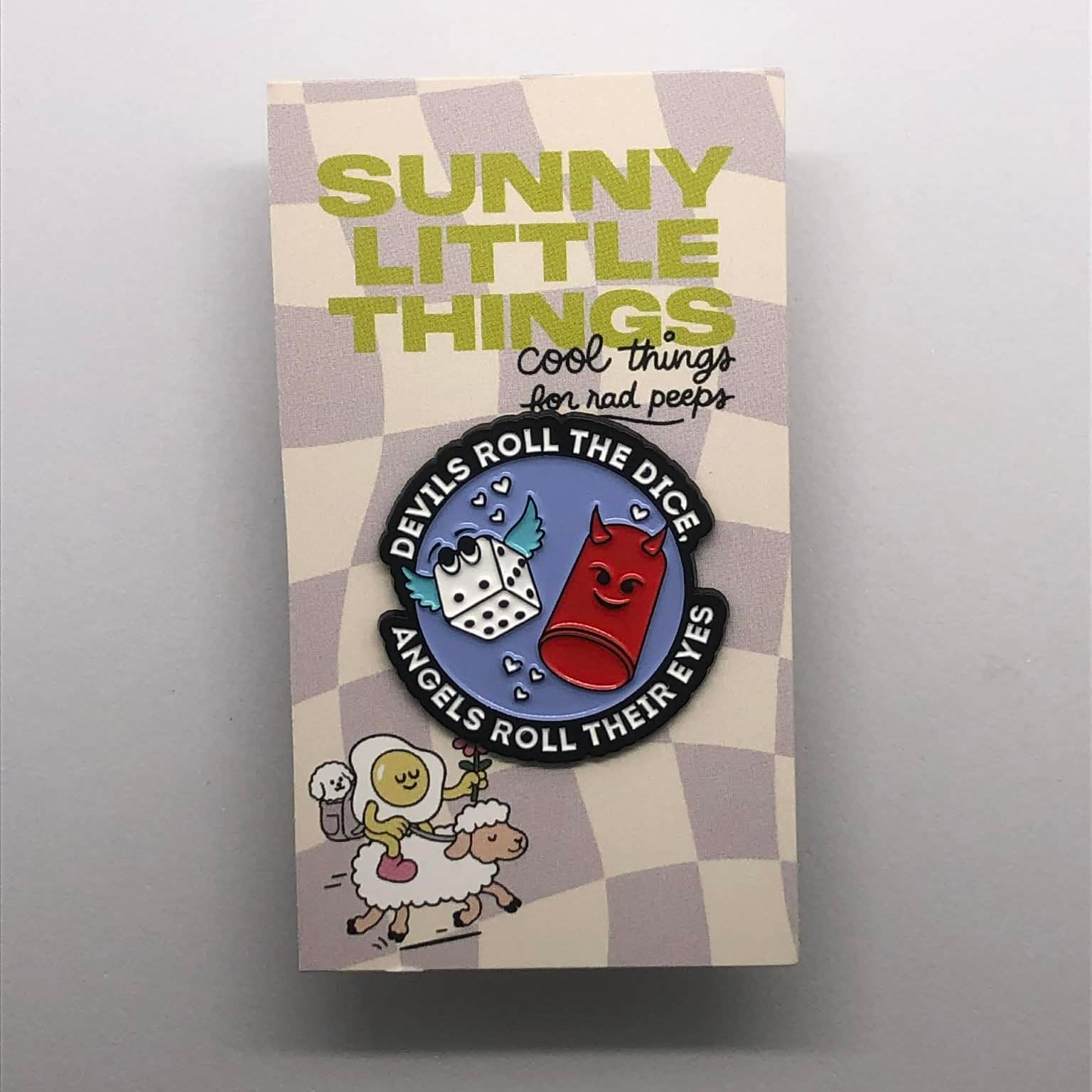 Devils Roll the Dice Pin