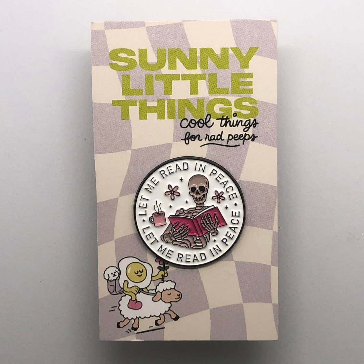 Let Me Read In Peace Pin